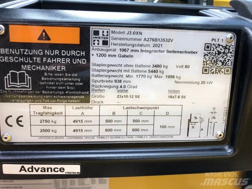 Hyster J 3.0 XN Elektrostapler