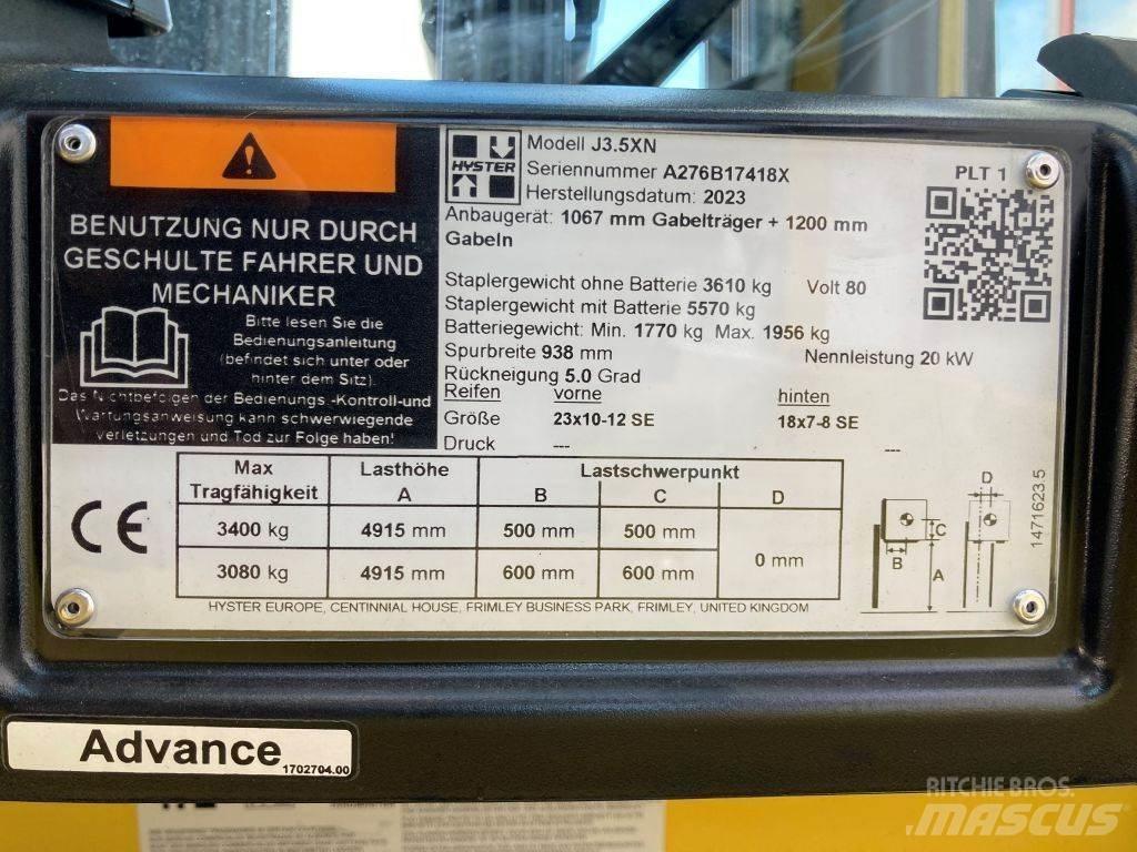 Hyster J 3.5 XN Elektrostapler