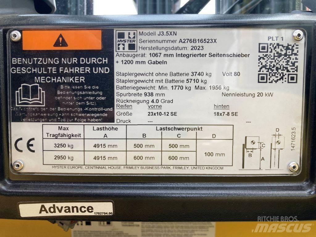 Hyster J 3.5 XN Elektrostapler