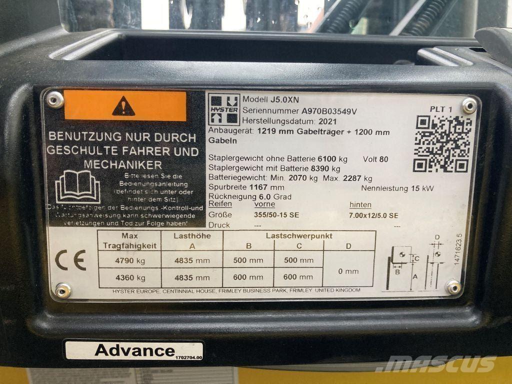 Hyster J 5.0 XN Elektrostapler