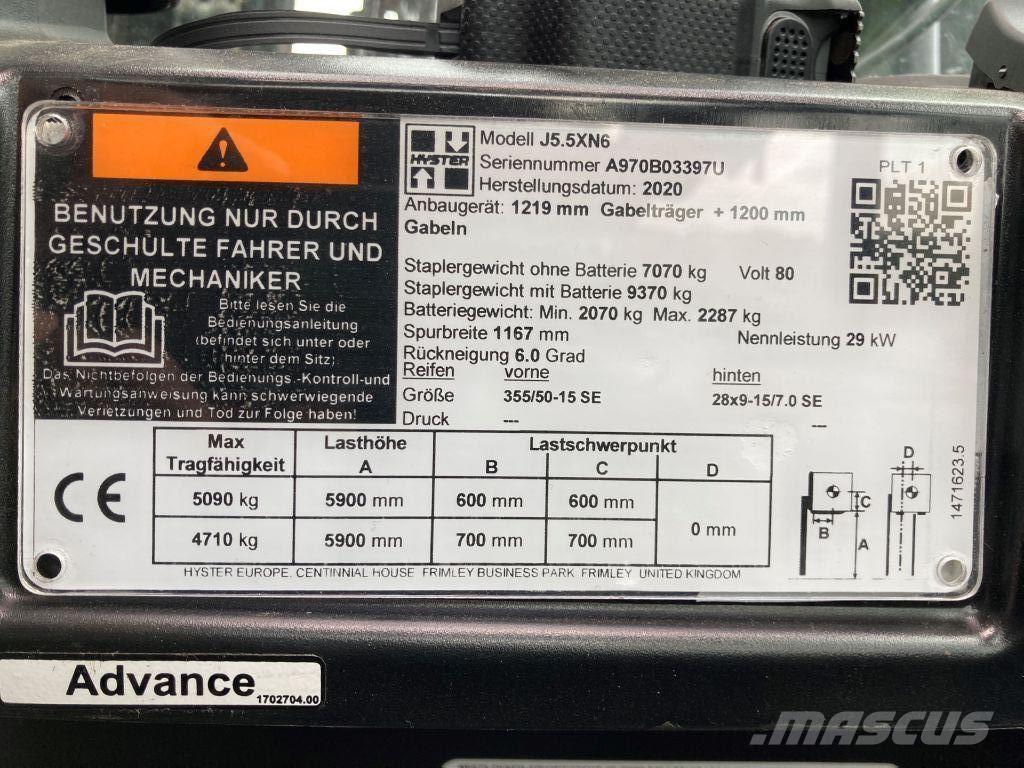 Hyster J 5.5 XN6 Elektrostapler
