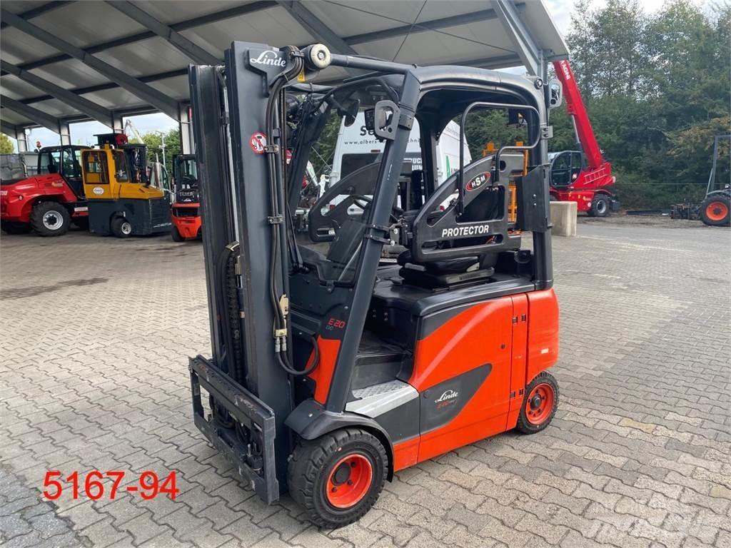 Linde E 20 PH 02 Elektrostapler