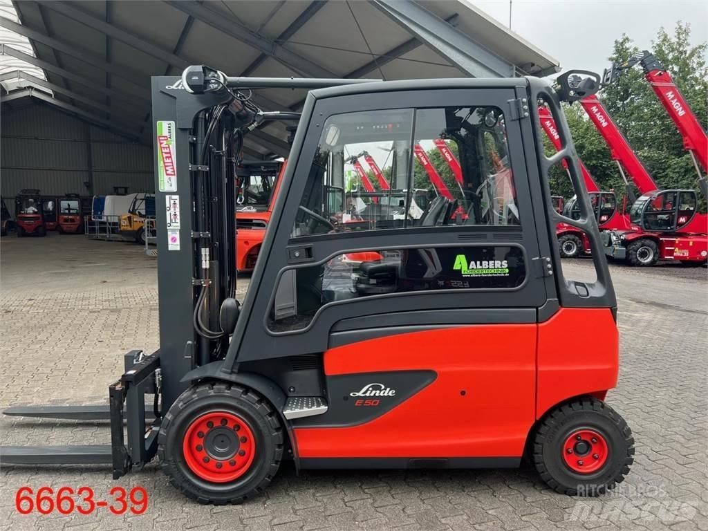 Linde E 50 HL 01 Elektrostapler