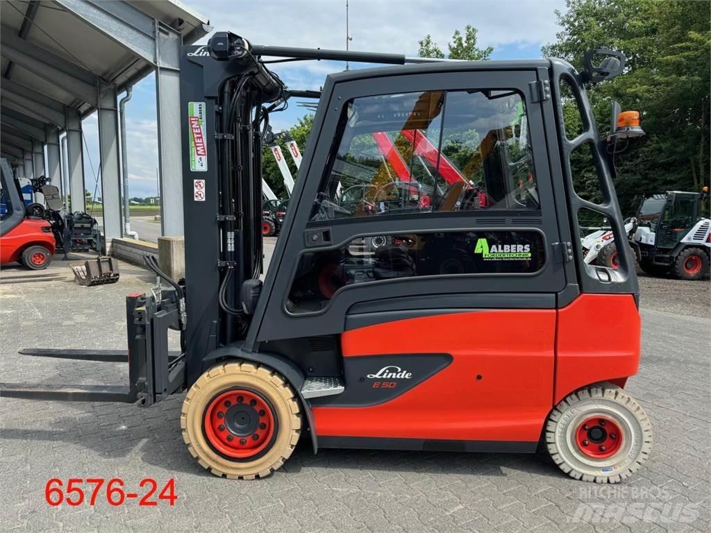 Linde E 50 HL 01 Elektrostapler