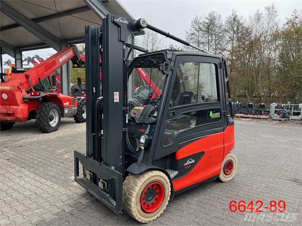 Linde E 50 HL 01 Elektrostapler
