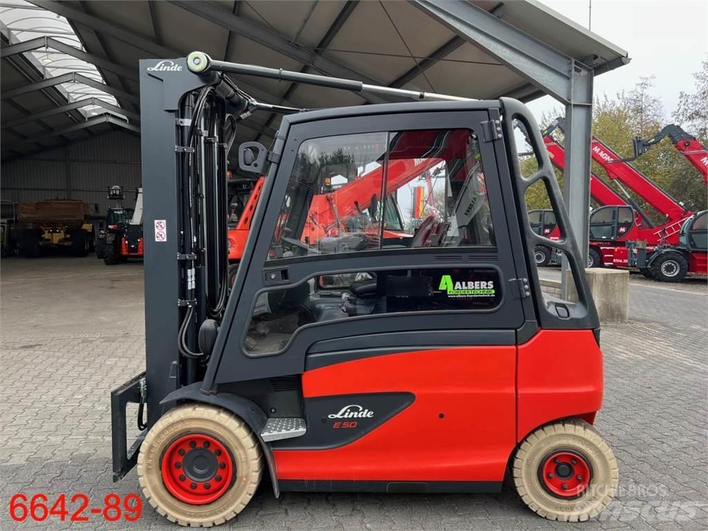 Linde E 50 HL 01 Elektrostapler