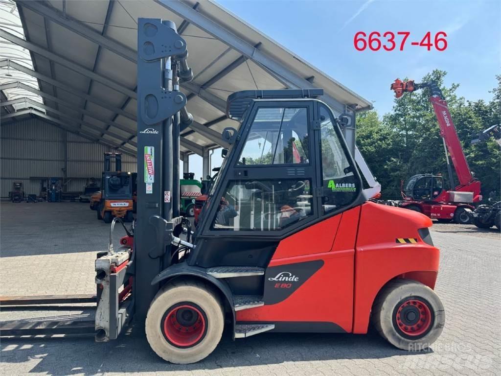 Linde E 80 - 01 / 900 Elektrostapler