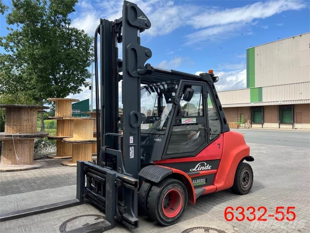 Linde H 80 D 02 900 Dieselstapler