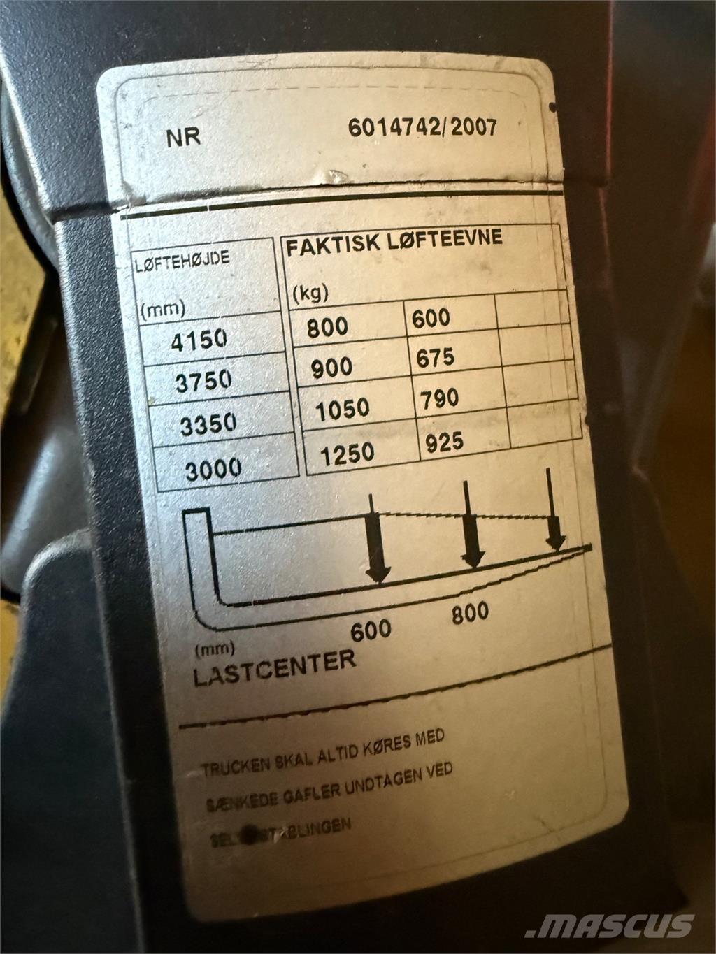 BT SPE125 Handgeführter Palettenstapler