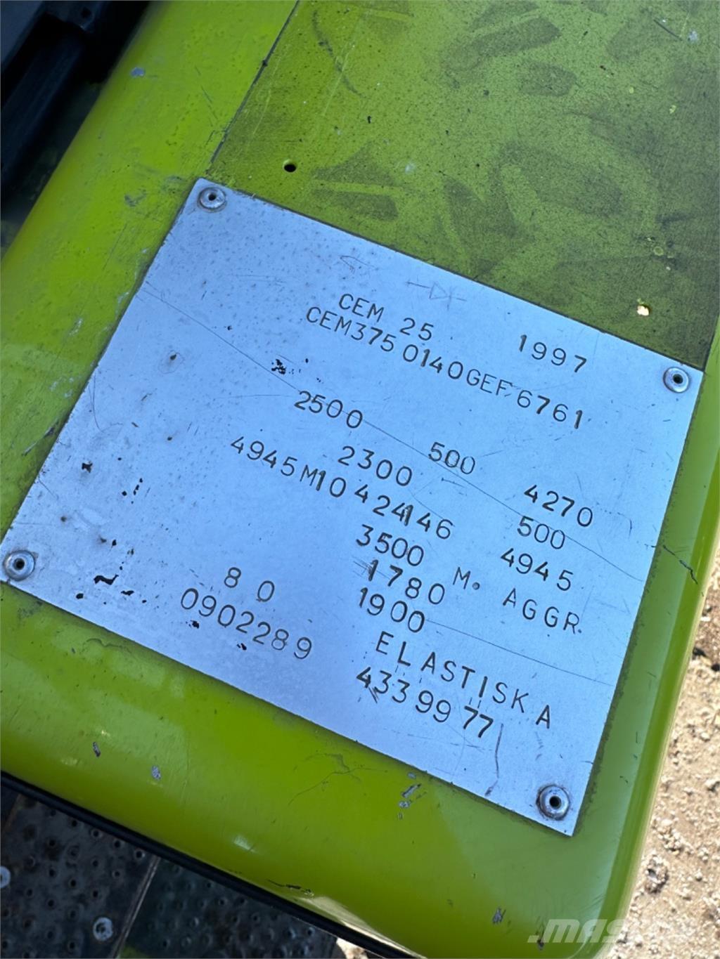Clark CM25 Elektrostapler
