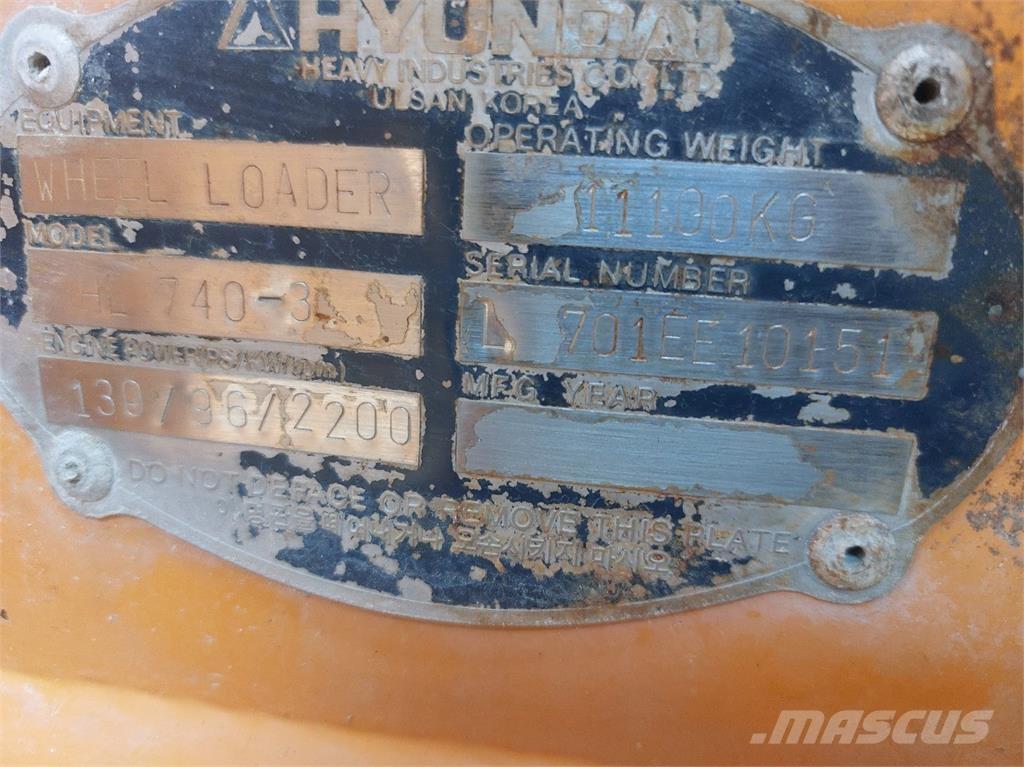 Hyundai HL740-3 Radlader