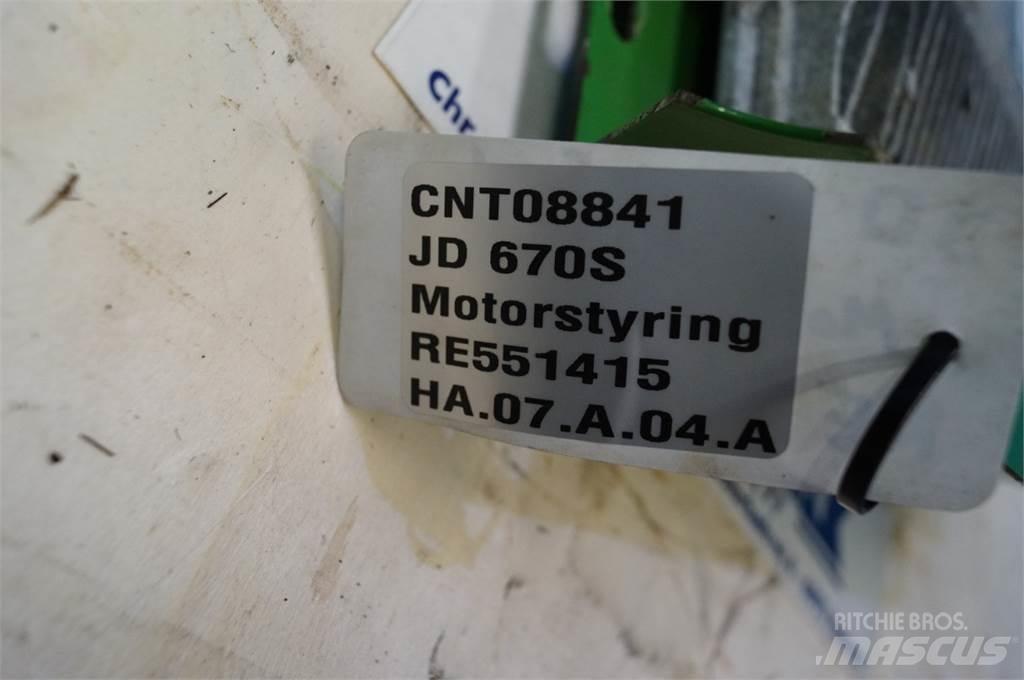 John Deere 670S Elektronik