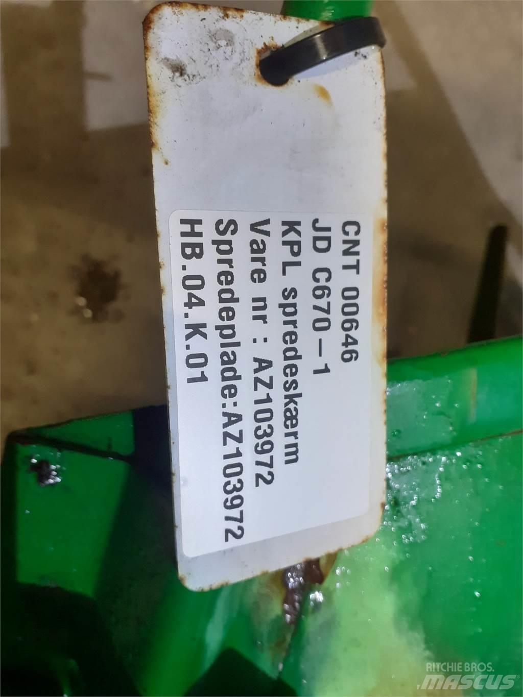 John Deere C670 Zubehör Mähdrescher