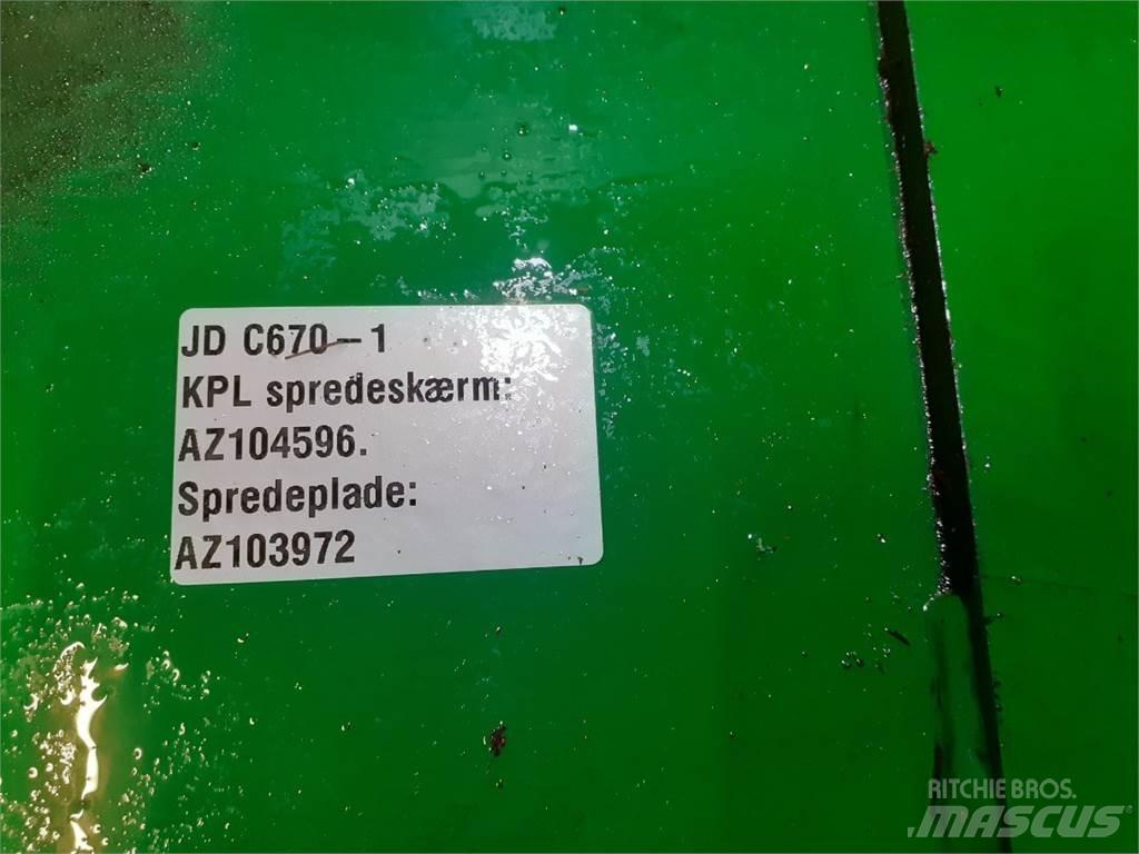 John Deere C670 Zubehör Mähdrescher