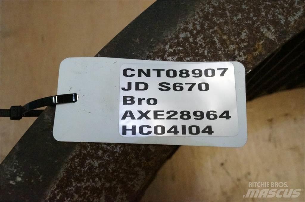 John Deere S670 Zubehör Mähdrescher