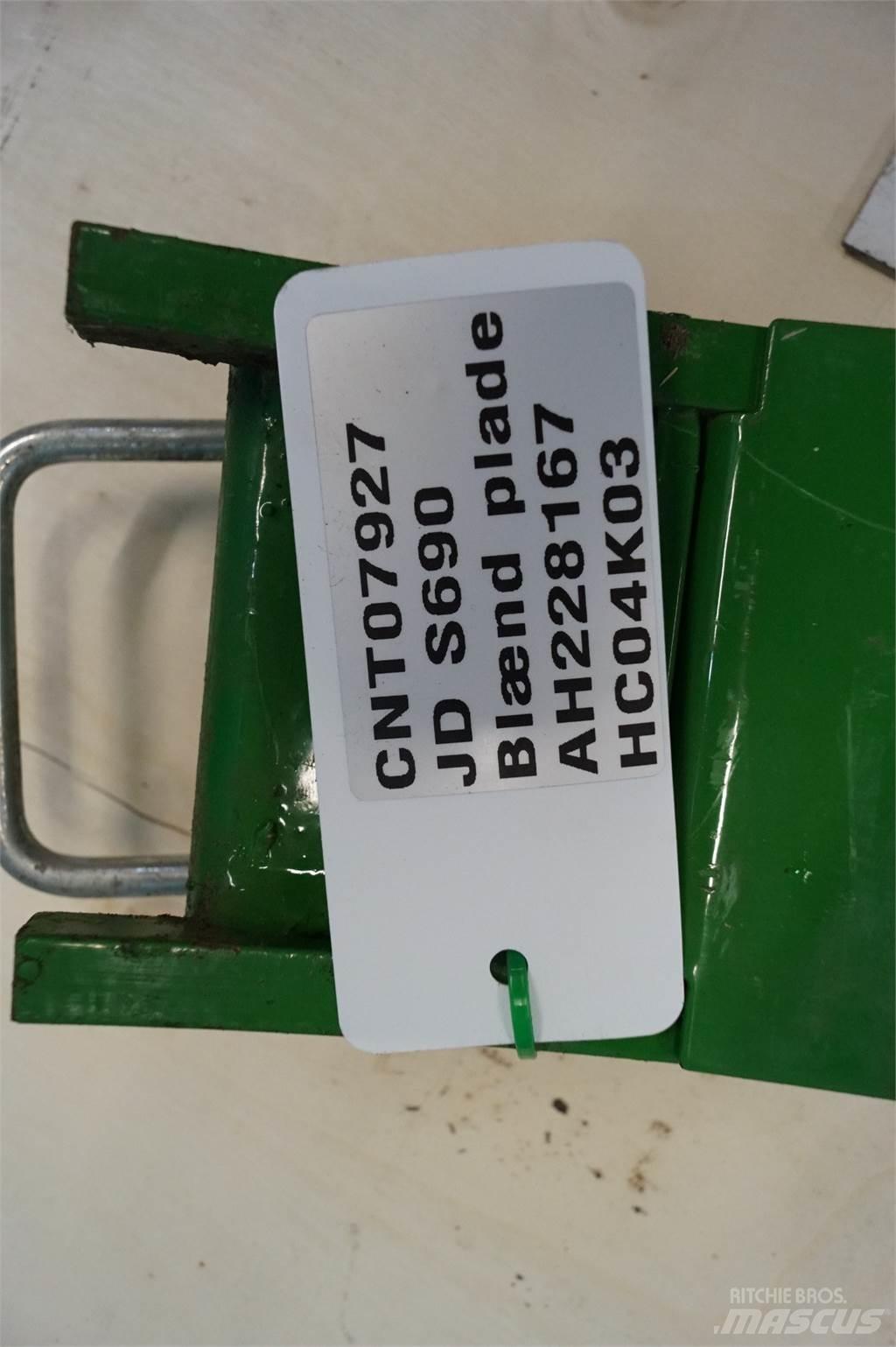 John Deere S690 Zubehör Mähdrescher