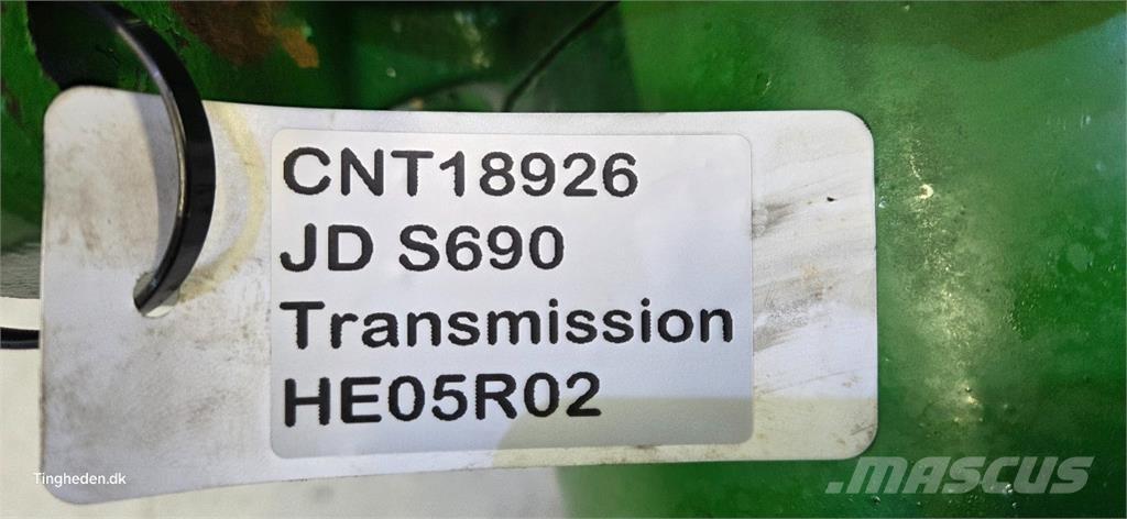 John Deere S690 Getriebe