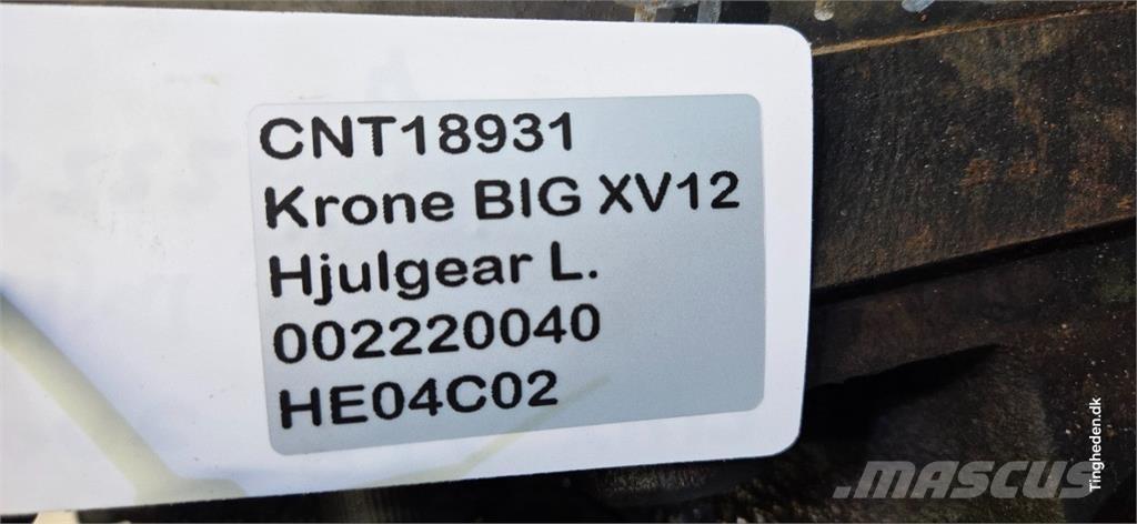 Krone Big X V12 Heu- und Futtermaschinen-Zubehör