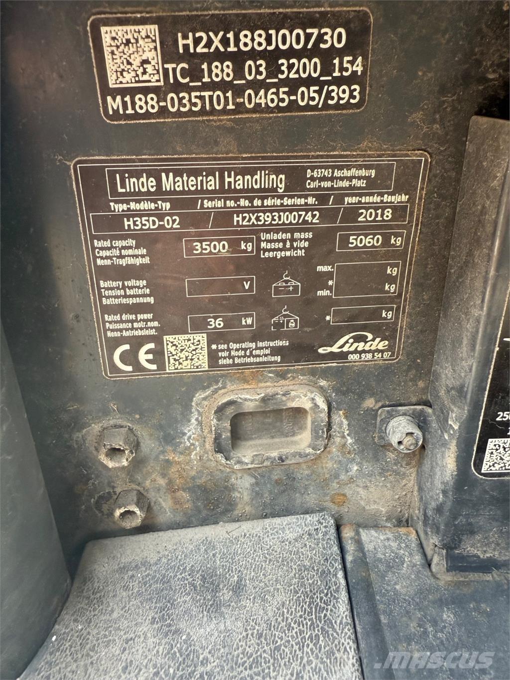 Linde H35D Dieselstapler