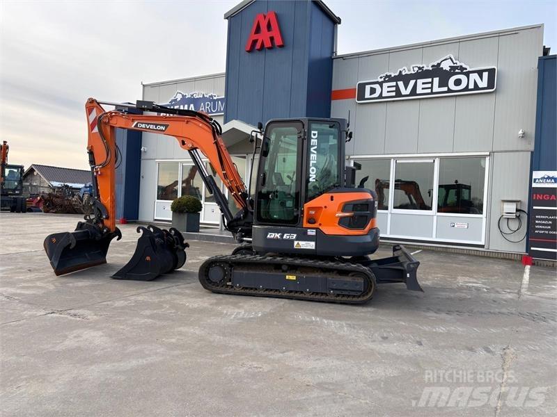 Develon DX63-7 Midibagger  7t - 12t