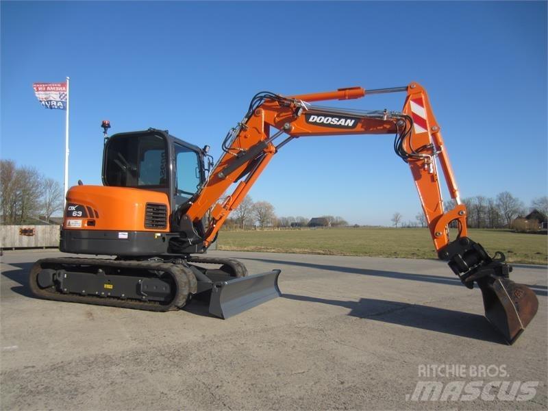 Doosan DX63-3 Minibagger < 7t