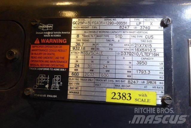 Doosan GC25P-5 Andere Gabelstapler