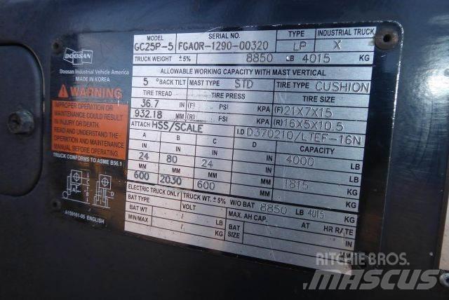 Doosan GC25P-5 Andere Gabelstapler