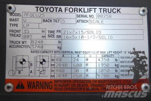 Toyota 7FGCU25 Andere Gabelstapler