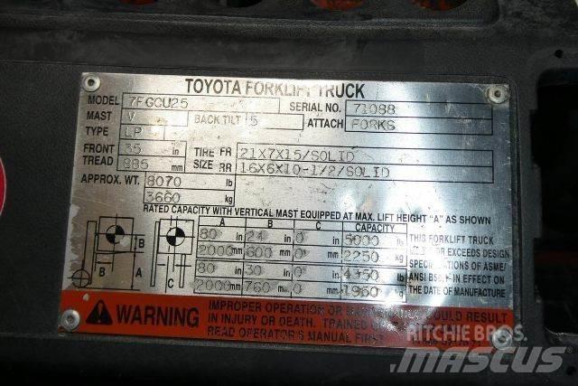Toyota 7FGCU25 Andere Gabelstapler