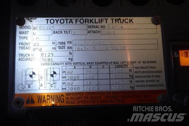 Toyota 8FGCU25 Andere Gabelstapler