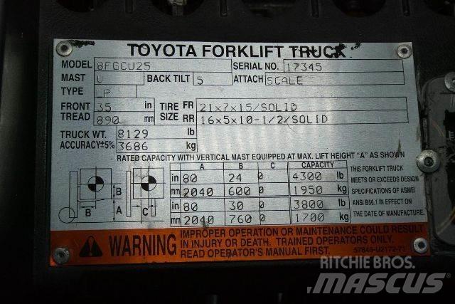 Toyota 8FGCU25 Andere Gabelstapler