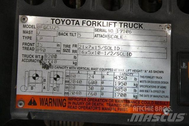 Toyota 8FGCU25 Andere Gabelstapler