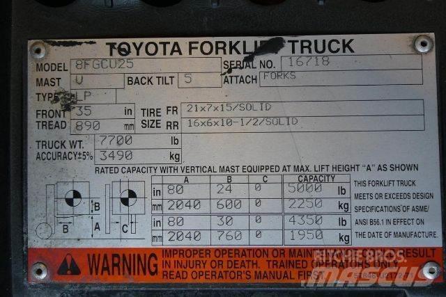 Toyota 8FGCU25 Andere Gabelstapler