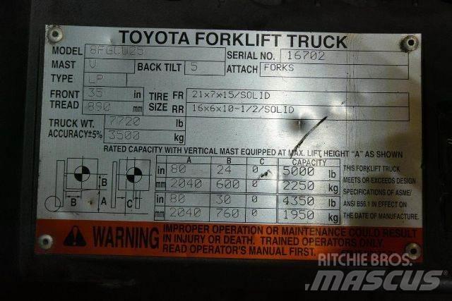 Toyota 8FGCU25 Andere Gabelstapler