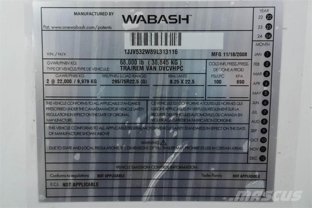 Wabash DVCVHPC Anhänger-Kastenaufbau