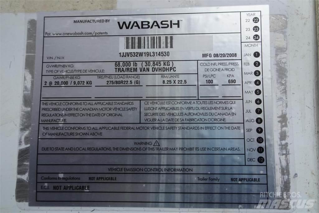 Wabash DVHDHPC Anhänger-Kastenaufbau