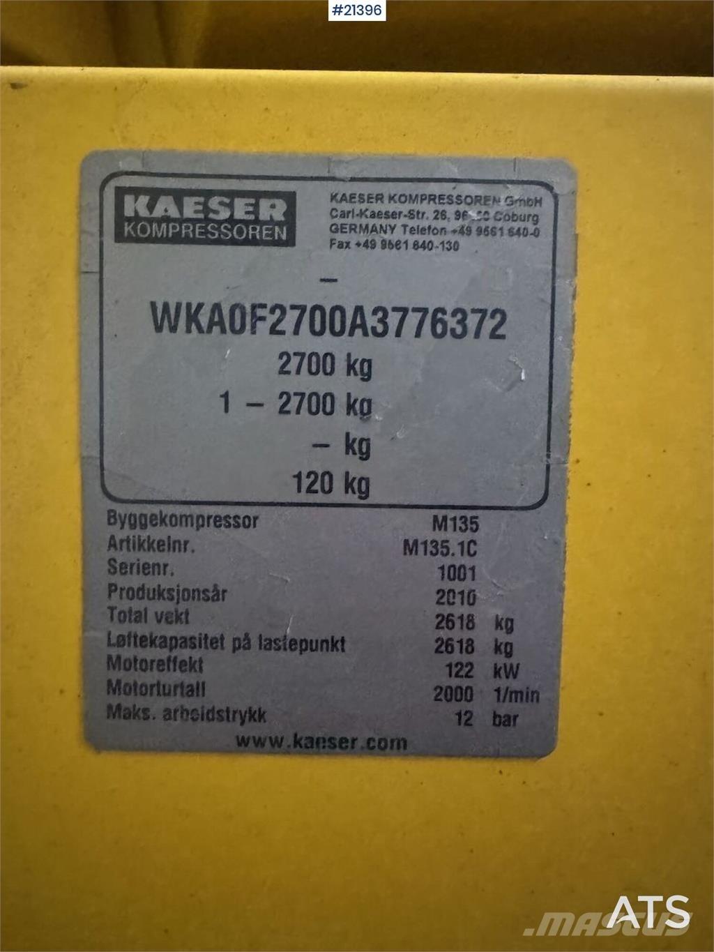 Kaeser M135 Kompressoren