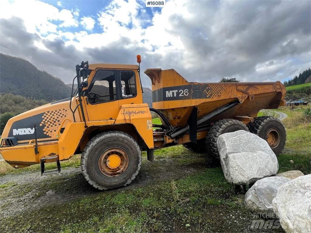 Moxy MT26 dumper. Minidumper