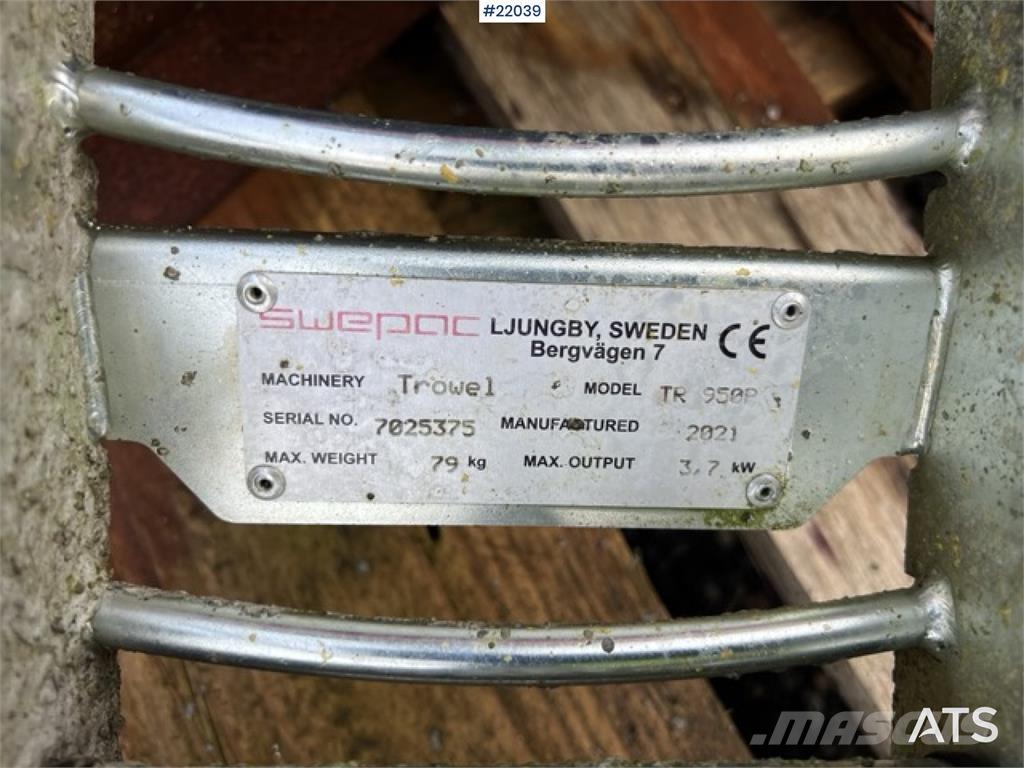 Swepac TR 950R Zubehör