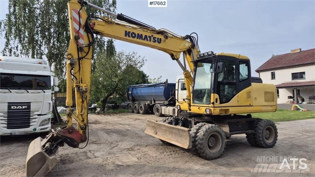 Komatsu PW 160 Mobilbagger