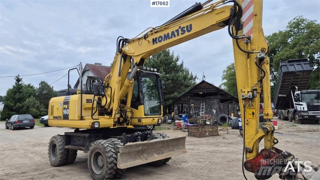 Komatsu PW 160 Mobilbagger