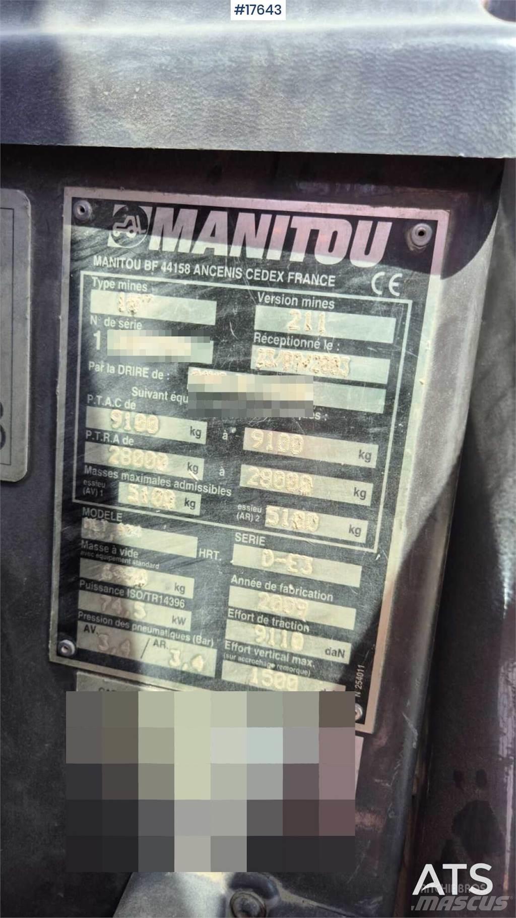 Manitou MLT 634 Teleskoplader