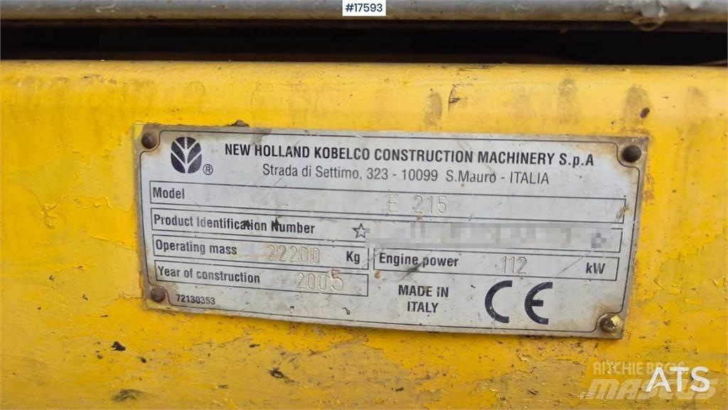 New Holland E215 Raupenbagger