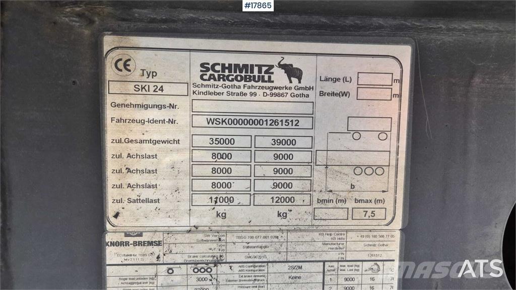 Schmitz SKI 24 7.2 Kippladerauflieger