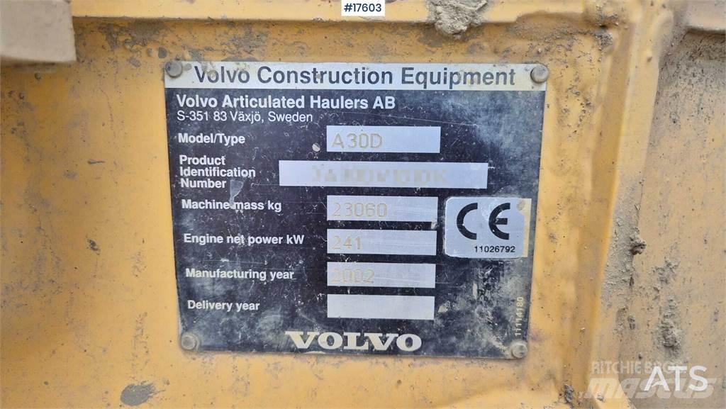 Volvo A30D Dumper - Knickgelenk