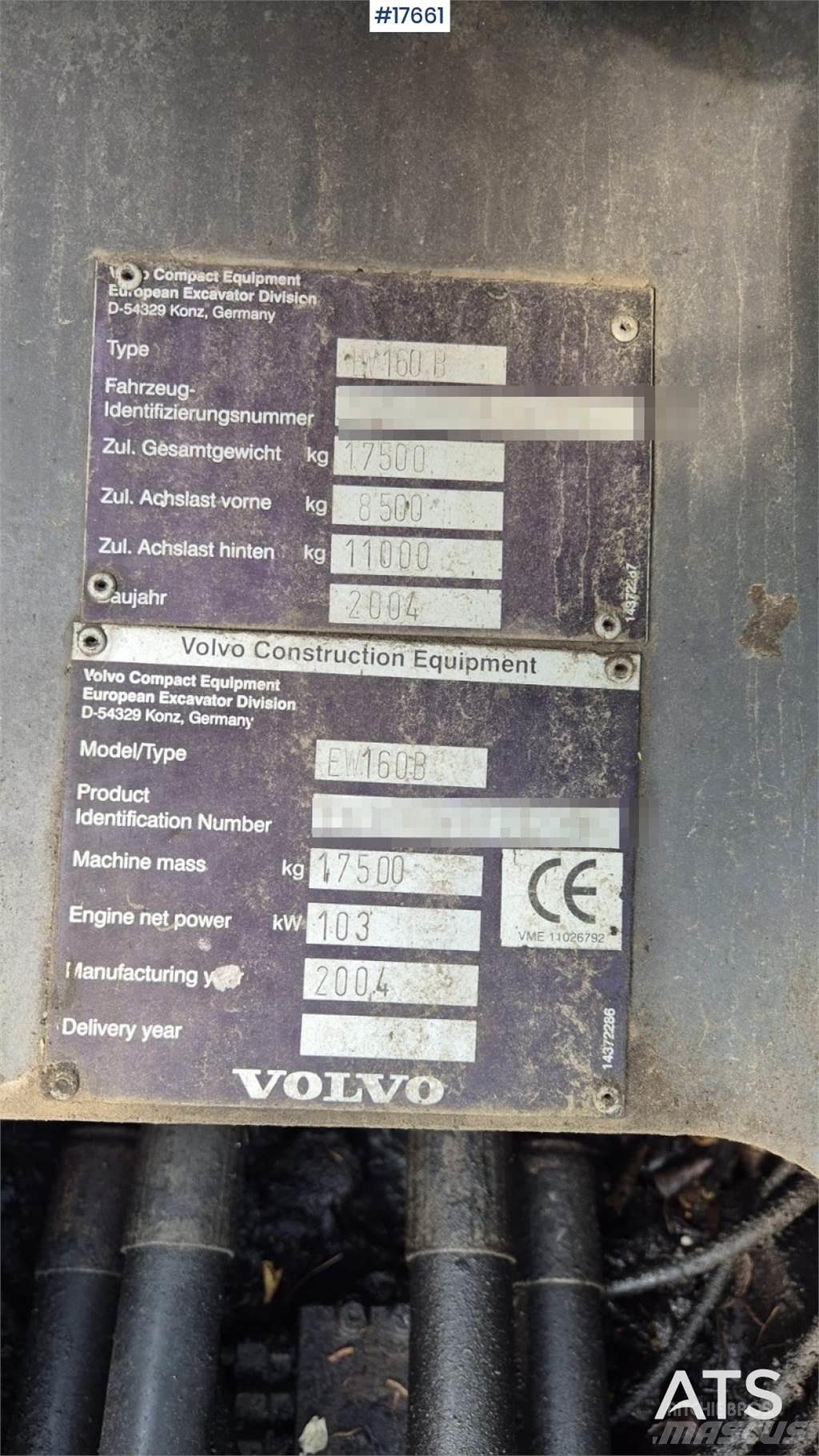 Volvo EW 160B Mobilbagger