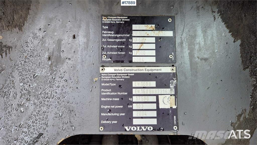 Volvo EW160B Mobilbagger