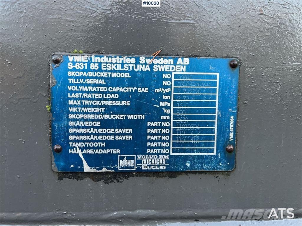  VME Euclid Stora BM Schaufeln