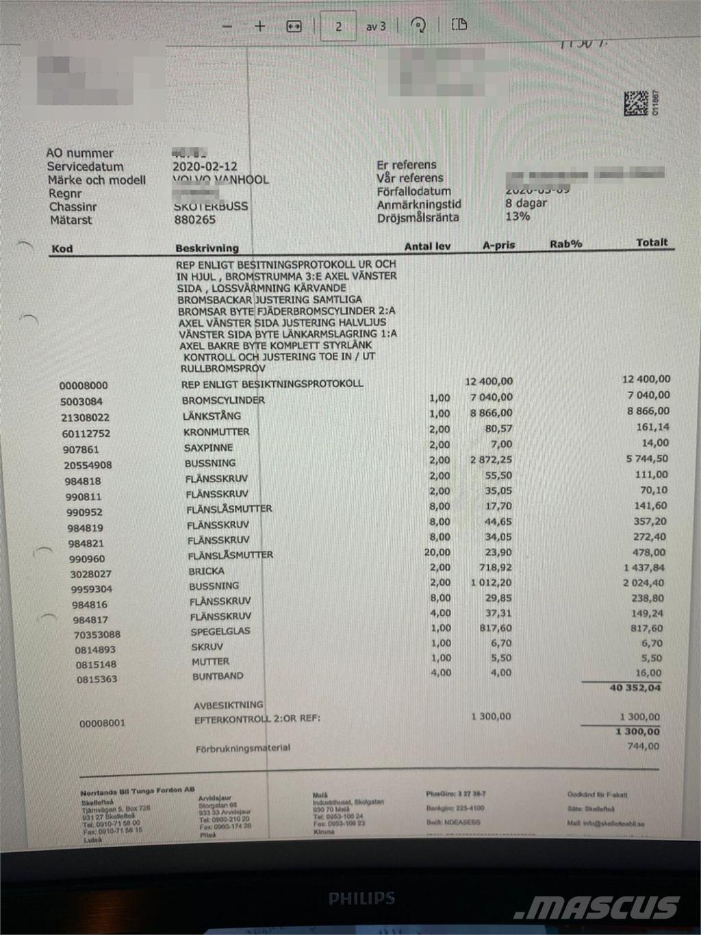 Volvo B10M-70B Andere Busse