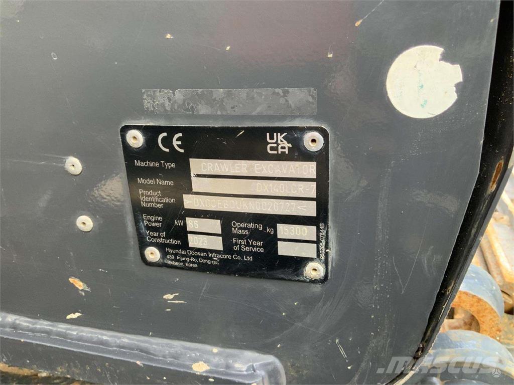 Doosan DX140 LCR Raupenbagger